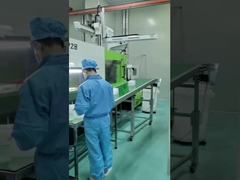 পরিষ্কার পিপি ফ্লুরোওয়্যার ওয়েফার শিপিং বক্স ক্যাসেট সহ ক্যারিয়ার 4 ইঞ্চি 100 মিমি